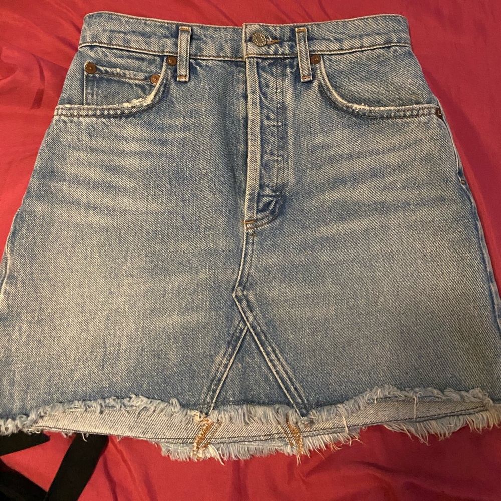 Agolde Quinn high rise skirt